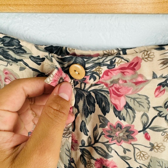 NWT Pendleton Floral Shabby Chic Cottage Core Long Maxi Skirt Blush Pink - Picture 6 of 11